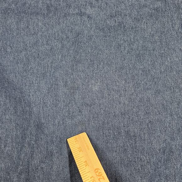 Vintage Erika Denim Dress Womens Large Jumper Blue Floral Modesty 90s Prairie - Picture 6 of 16